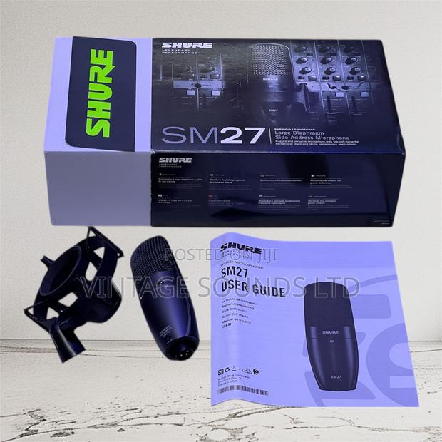 Shure Sm27 Condenser Multi Purpose Microphone - thumbnail 2