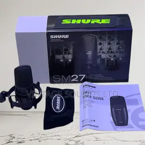 Shure Sm27 Large Diaphragm Instrument Vocal Condenser Microphone