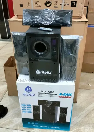 Nunix 3.1 Mini Home Theater System Nu-a60 And A Remote Control Woofer