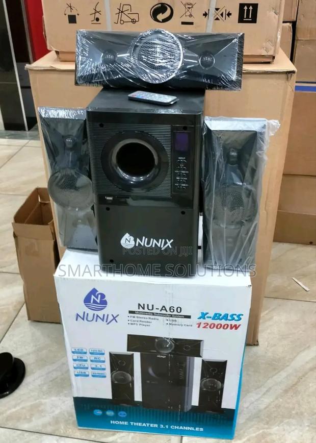 Nunix 3.1 Mini Home Theater System Nu-a60 And A Remote Control Woofer
