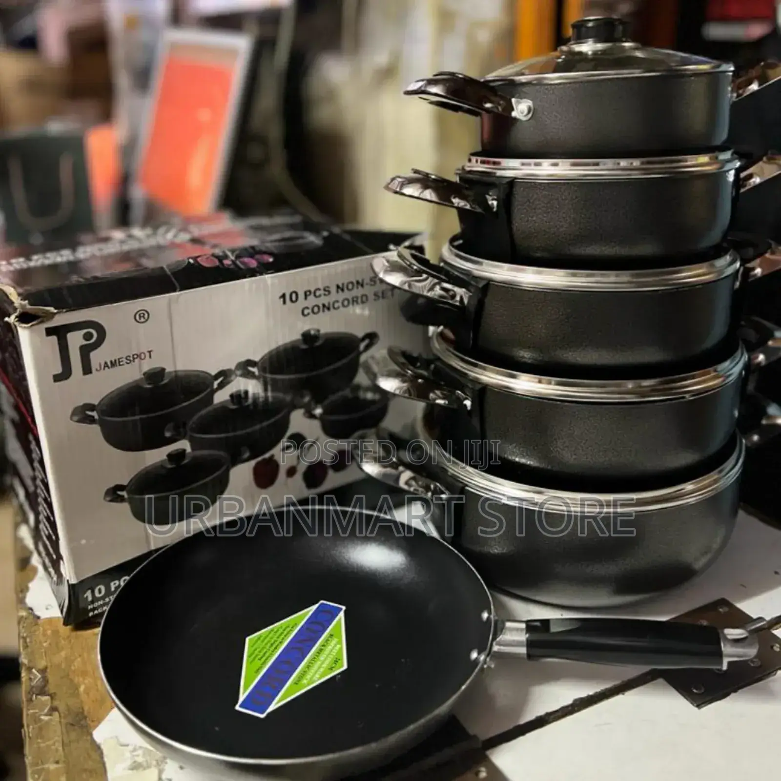 Jp Nonstick Cookware Set 11pc + Free Pan - Restocked Price Drop!