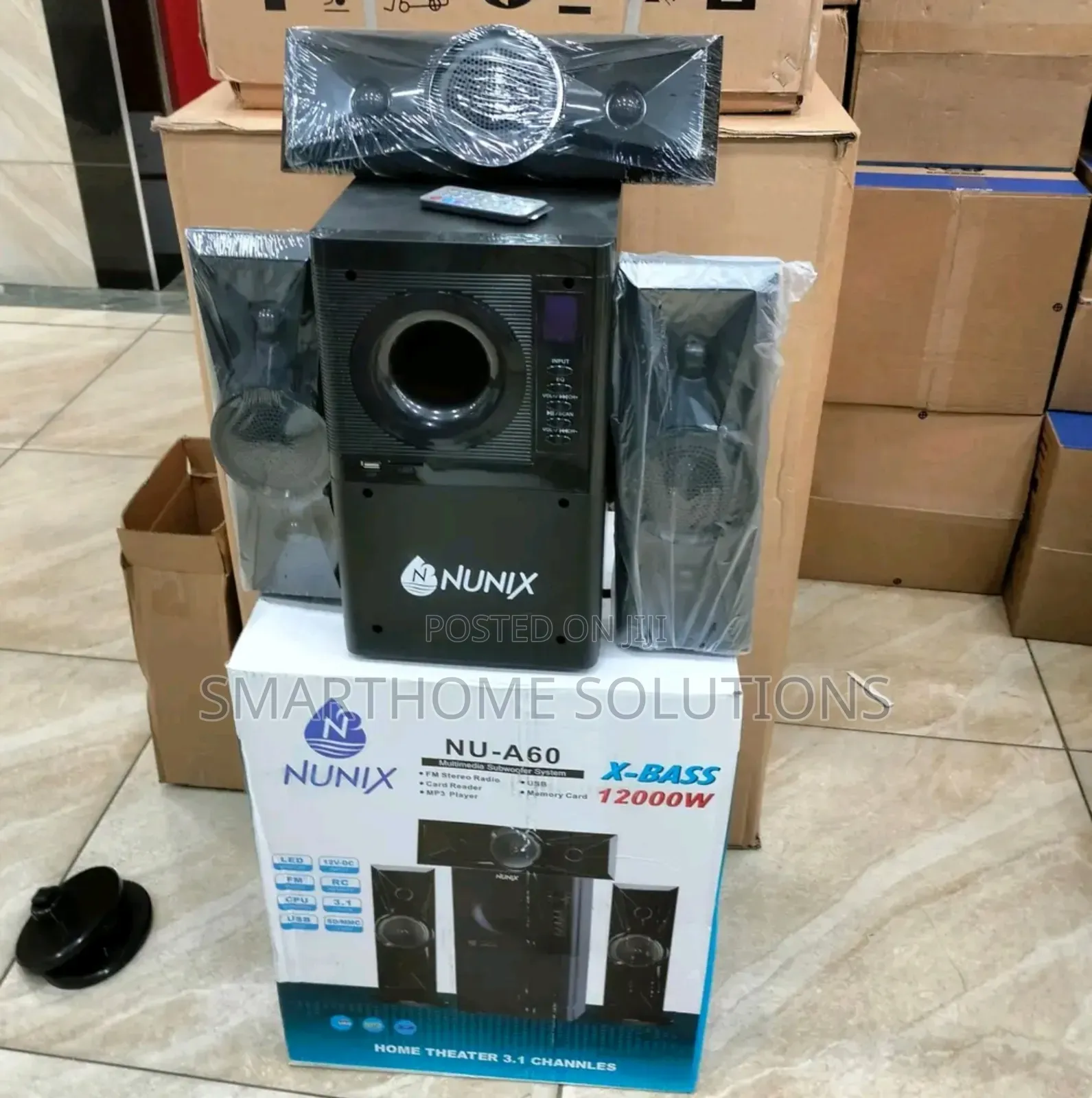 Nunix 3.1 Mini Home Theater System Nu-a60
