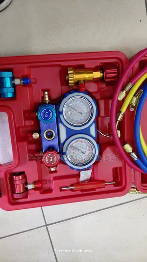 Automotive Ac Manifold Gauge Set (Refrigerant Charging Testing Kit)