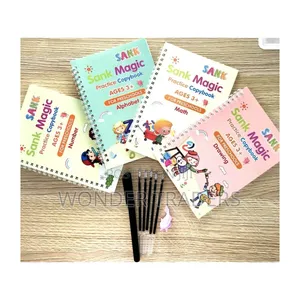 Set of 4) Sank Magic Book for Kids