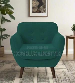 Modern Green Velvet Accent Chair