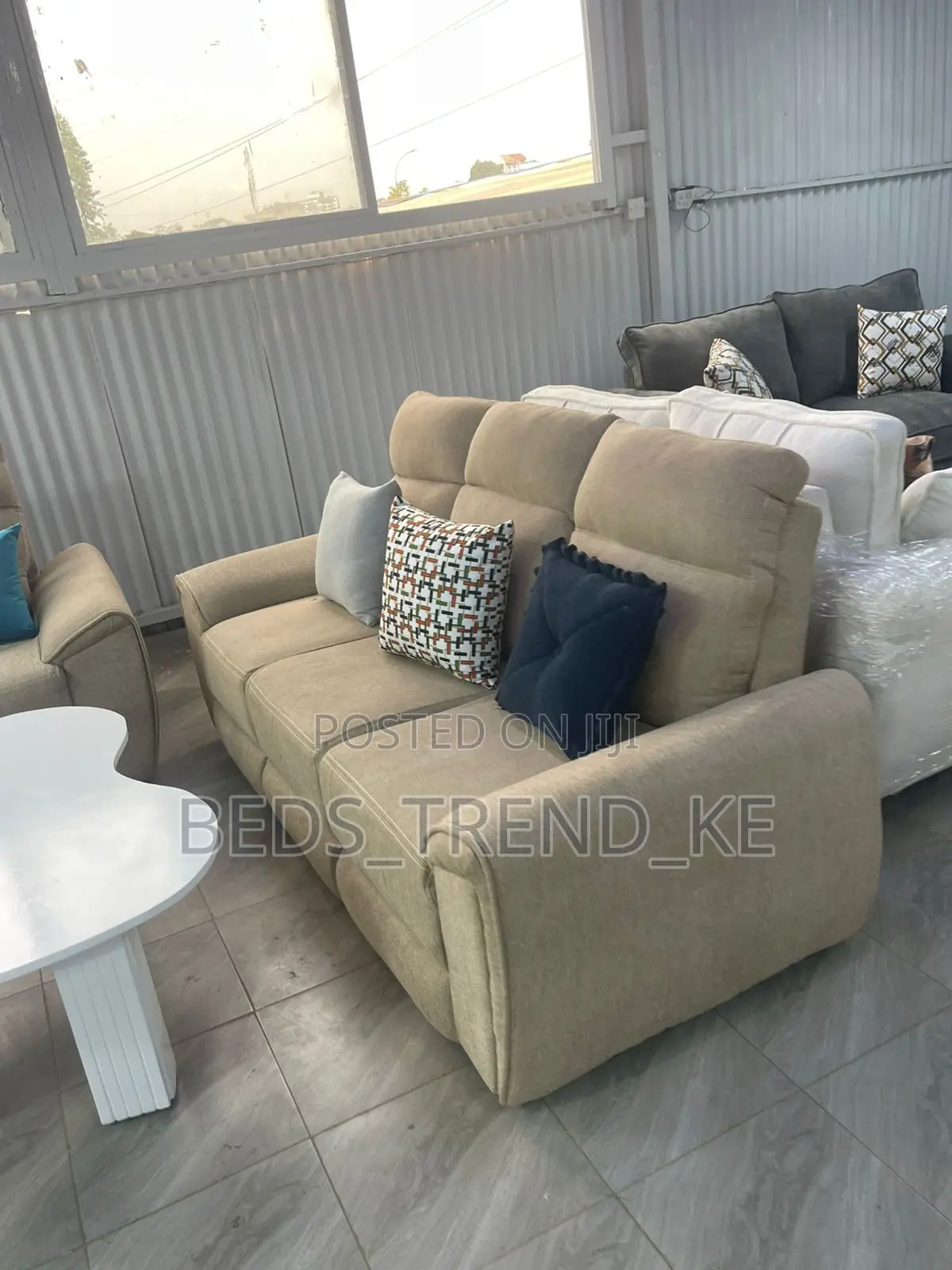 Pure 5 Seater Semi Recliner Sofa 3,2