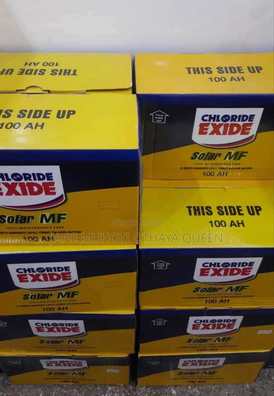 *Chloride Exide Solar Mf Batteries Price List