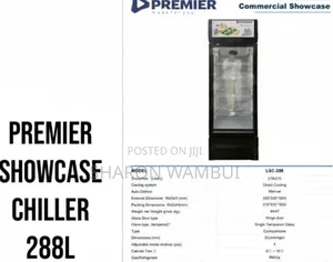 Premier Showcase Chiller 288l/288l Premier Commercial Chiller
