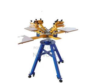 4 Colors 4 Stations High Quality And Easy To Use Screen Printer