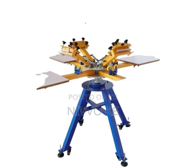 4 Colors 4 Stations High Quality And Easy To Use Screen Printer - main view