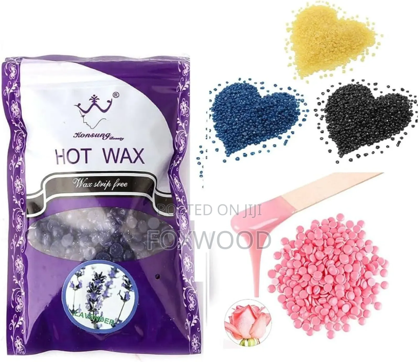 100g Stripless Hard Wax Beans for Painless Hair Removal