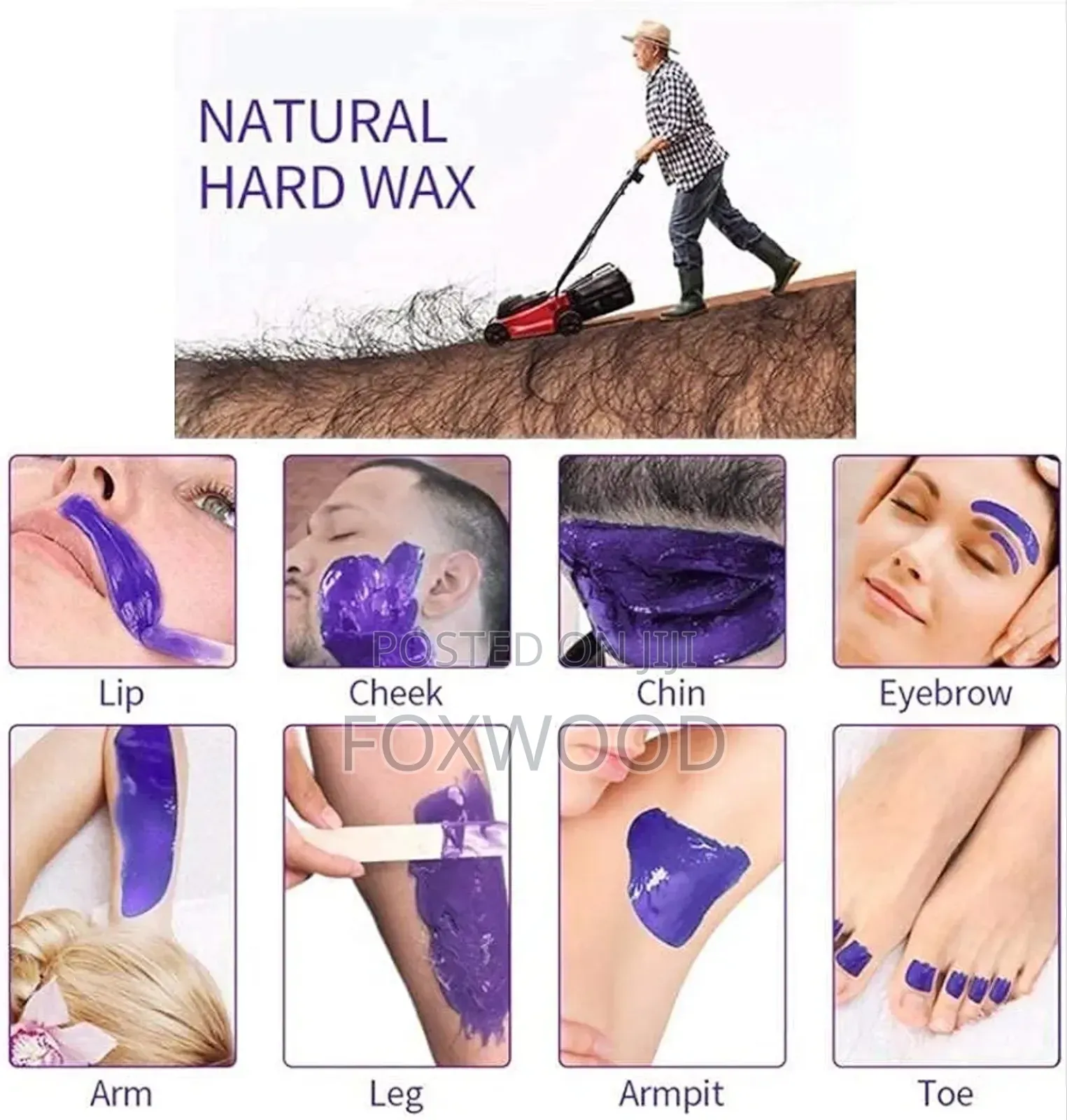 100g Stripless Hard Wax Beans for Painless Hair Removal