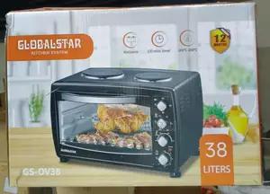 38 Litres Globalstar Oven With Rotisserie and Double Hot Plate