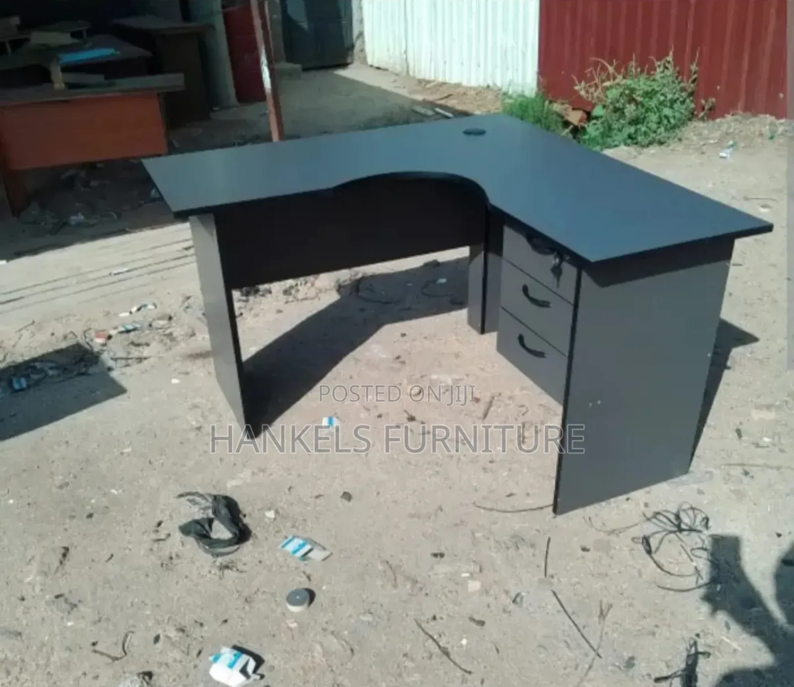 Compact L-Shape Workstation Desk