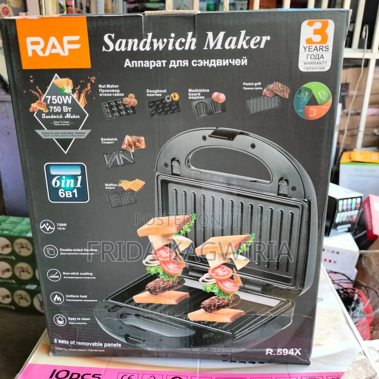 Raf 6 In 1 Sandwich Maker