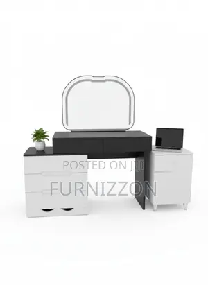 Dressing Table With Storage Cabinets