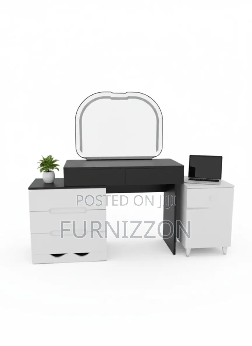 Dressing Table With Storage Cabinets
