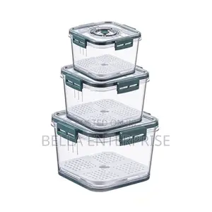 3pcs \ Set Stackable Multipurpose Food Storage
