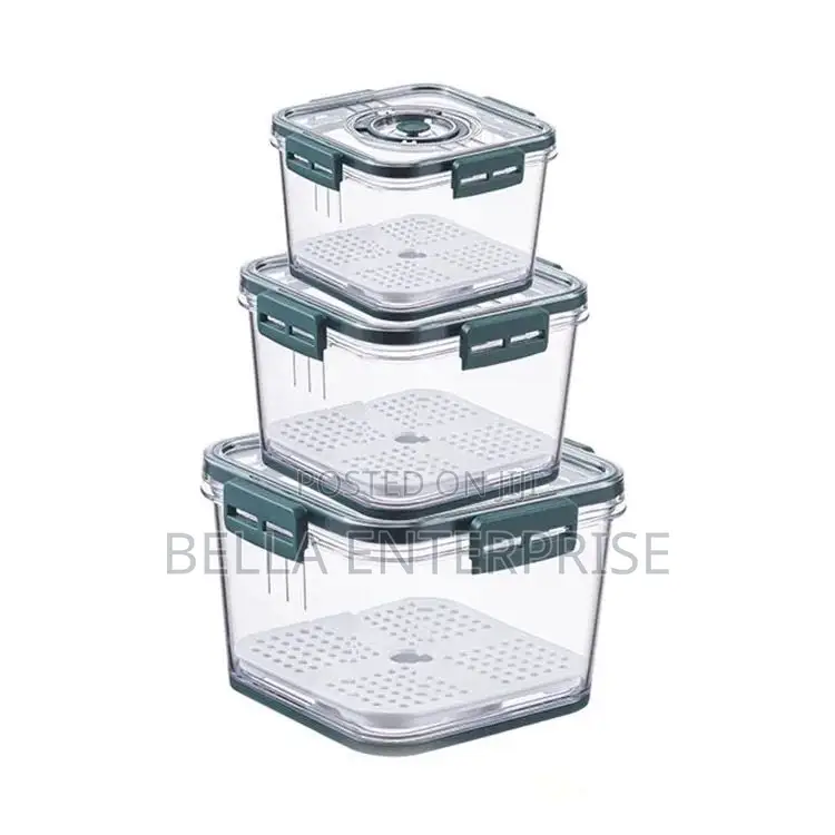 3pcs \ Set Stackable Multipurpose Food Storage