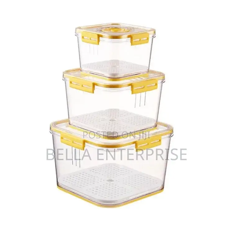 3pcs \ Set Stackable Multipurpose Food Storage
