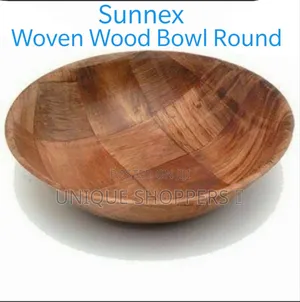 Sunnex Woven Wood Bowl Round 6" *Price: KSH 1250/=* Per Piece