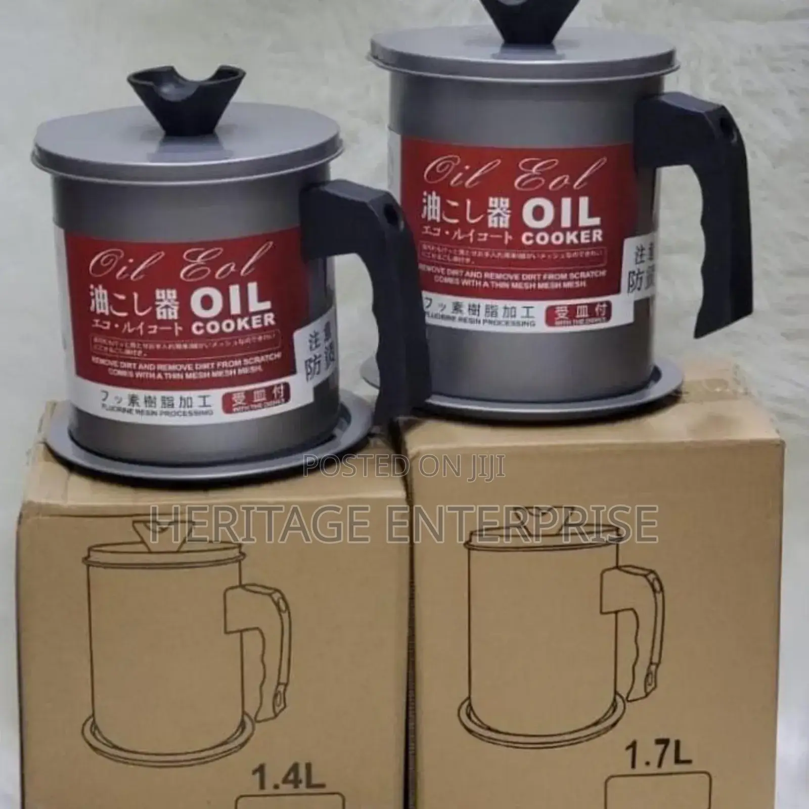 Oil Filter/ Oil Sieve Container Jar