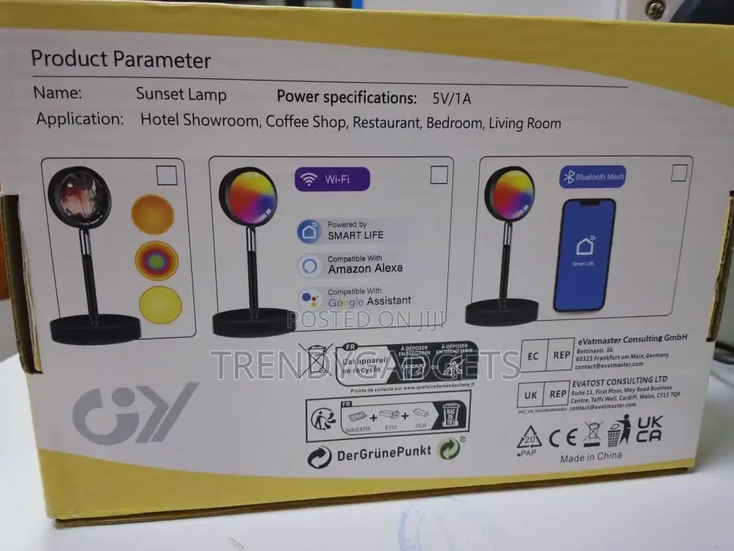 Usb Sunset Lamp Projector With Remote Control