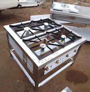 High Performance Compact Stainless Four Burners Gas Cooker, Stainless