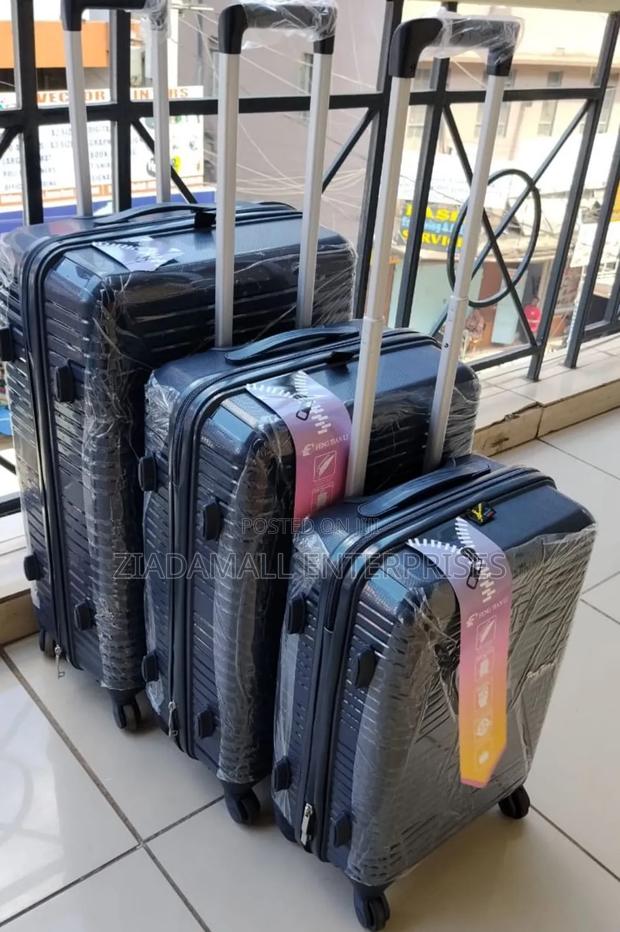 3-in-1 Multicoloured Size 3 Rubber Suitcase – Strong, Stylish Spacio - thumbnail 3