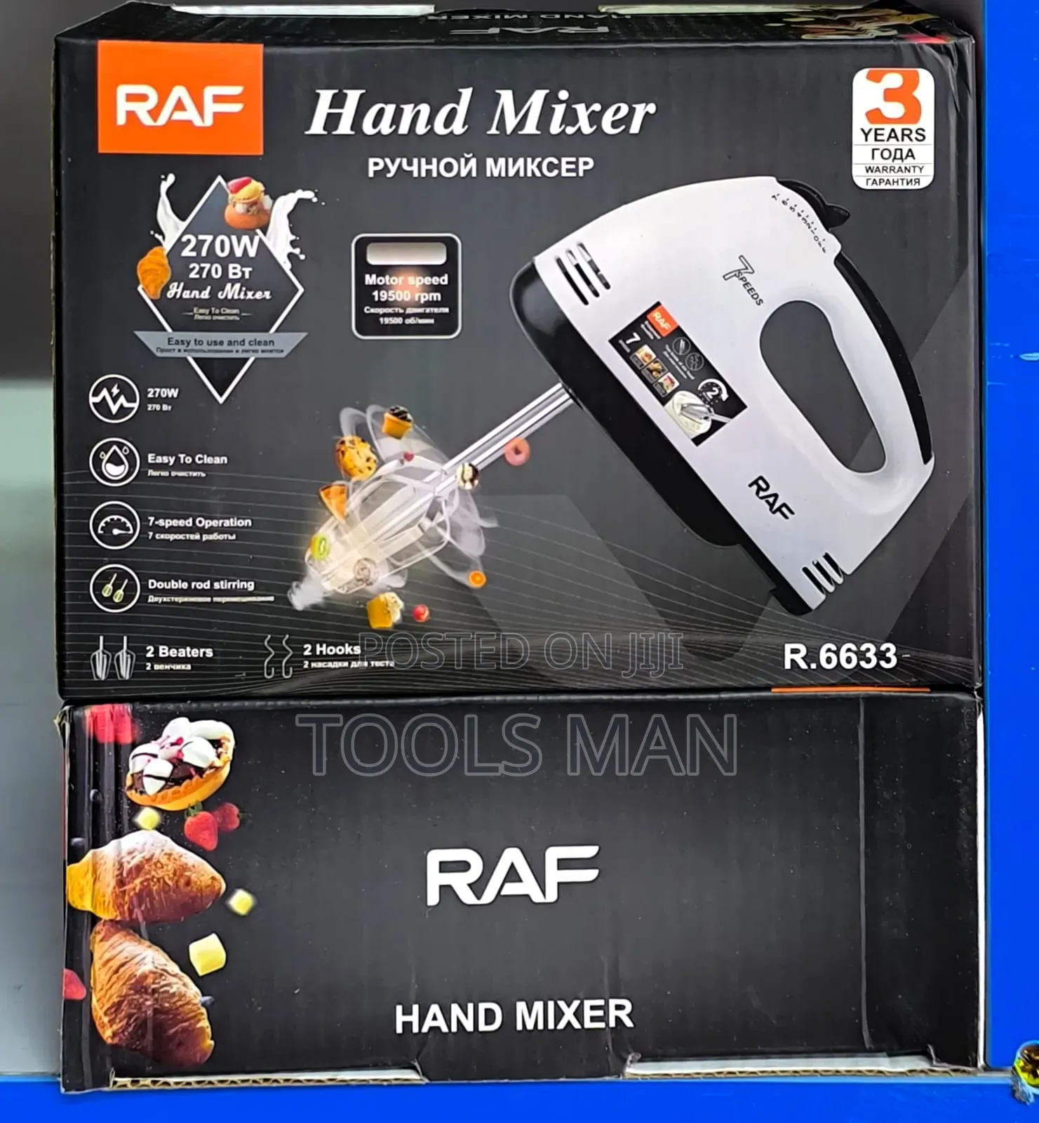 Raf Hand Mixer, Electric Handheld Mixer.
