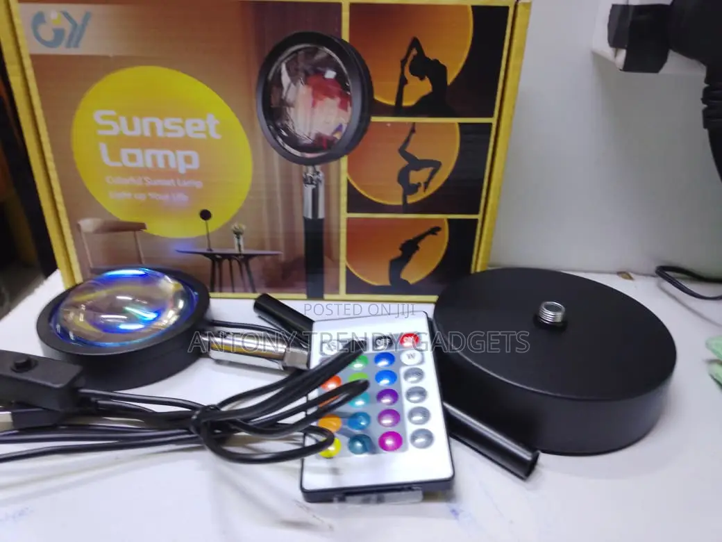 Usb Sunset Lamp Projector With Remote