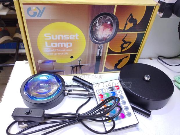 Usb Sunset Lamp Projector With Remote - thumbnail 2