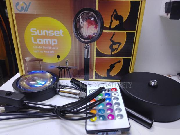 Usb-powered Sunset Lamp Projector With Remote Control - main view