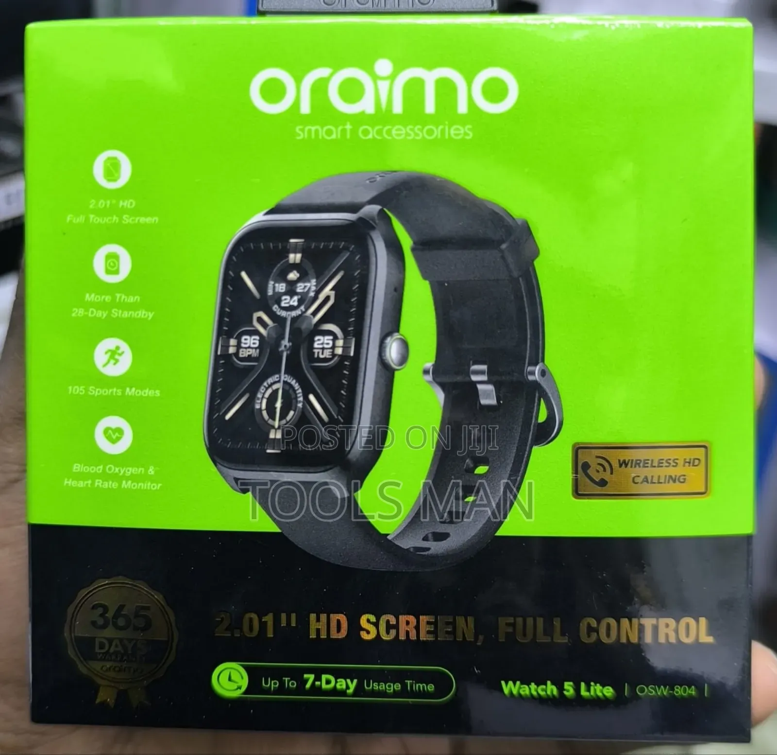 Oraimo Smart Watch 5 Lite (Osw-804).