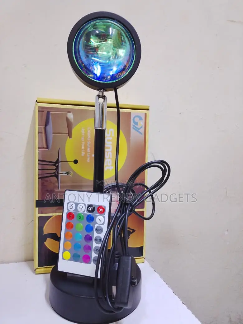 Usb Sunset Lamp Projector With Remote Control