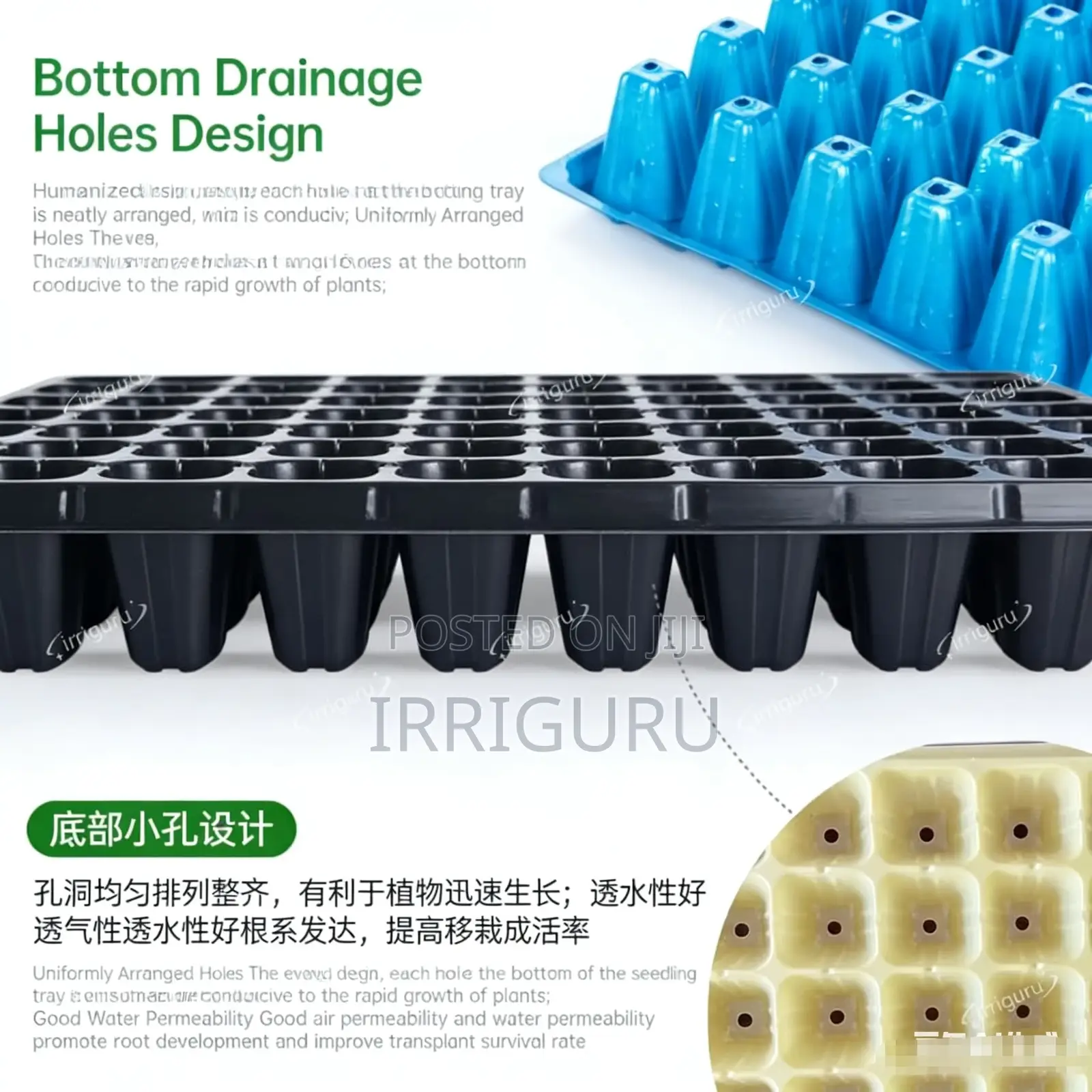 Multi-Size Seedling Trays, Meet Diverse Cultivation Needs