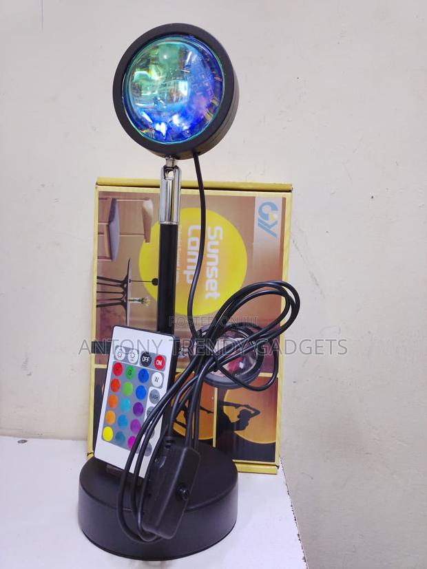 Remote Control Sunset Projection Lamp - main view