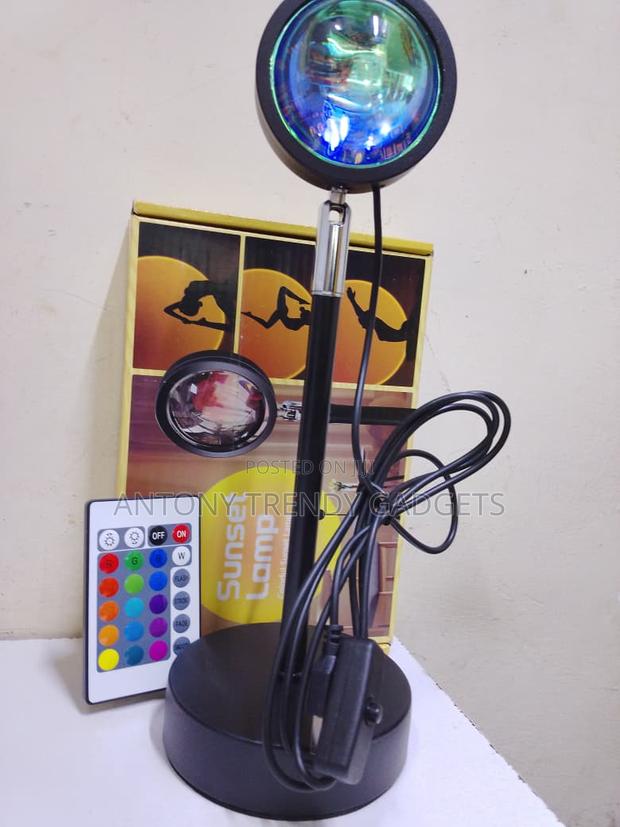 Adjustable Sunset Lamp For Room Decor & Photos - main view
