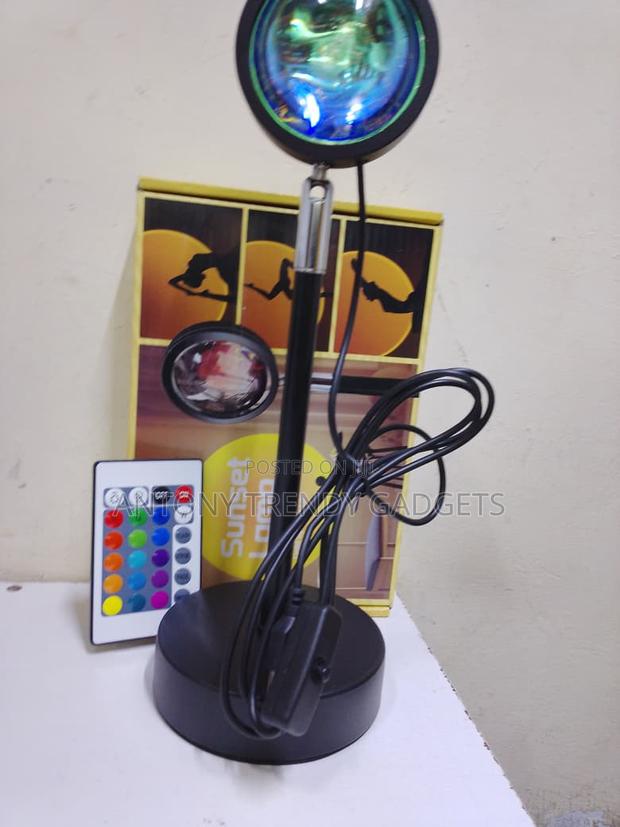 Adjustable Sunset Lamp For Room Decor & Photos - thumbnail 2