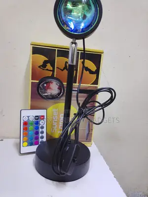Adjustable Sunset Lamp For Room Decor & Photos