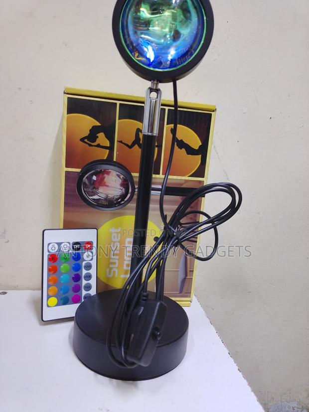 Adjustable Sunset Lamp For Room Decor & Photos - thumbnail 3