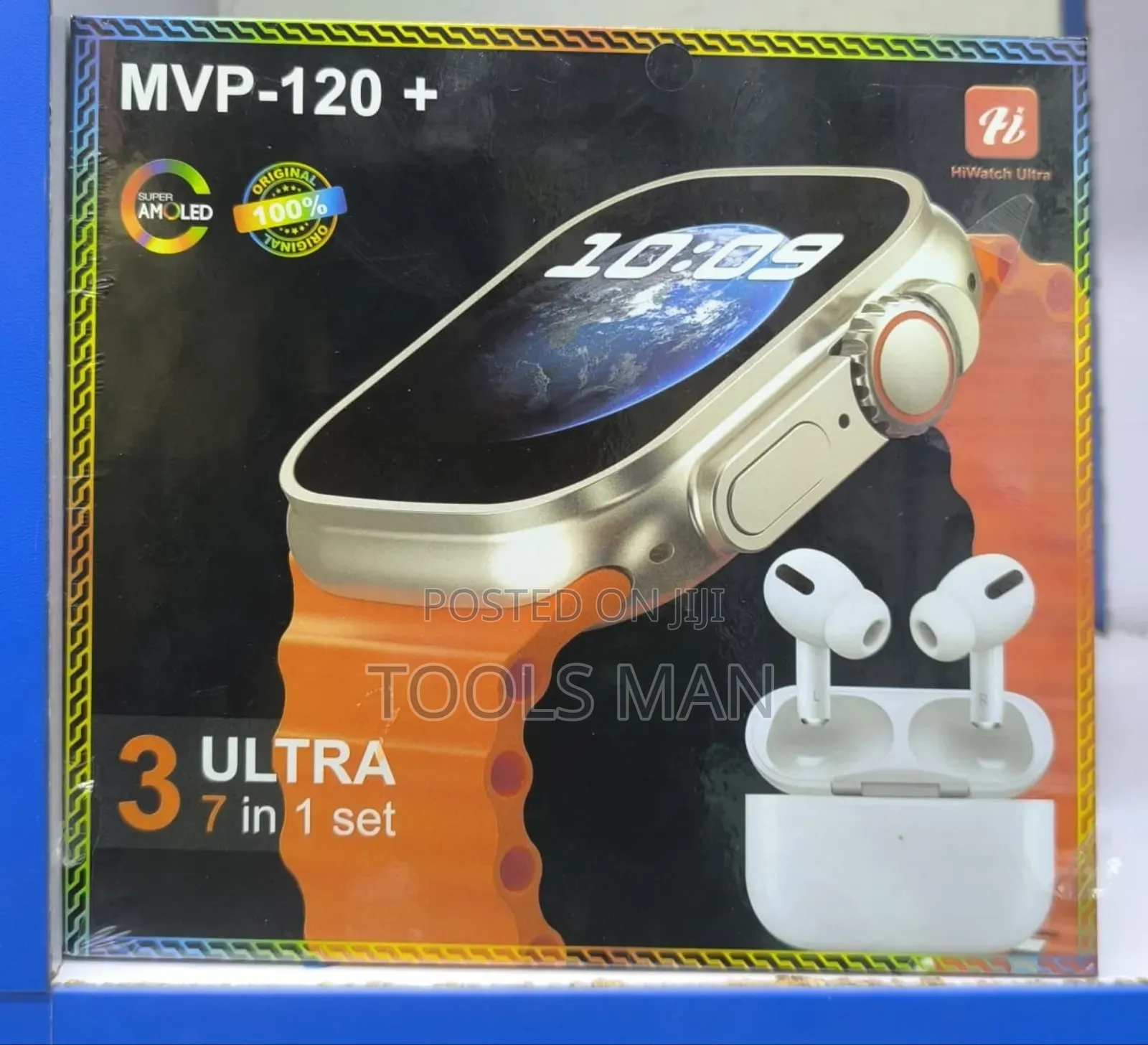 MVP-120 Ultra Smartwatch 7-in-1 Set.