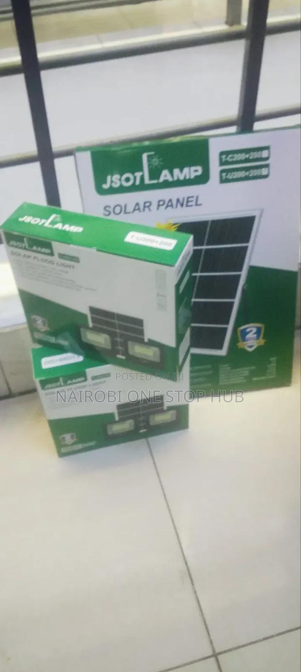 Solar Flood Light 200w + 200w Dual Led With Separate Solar Panel