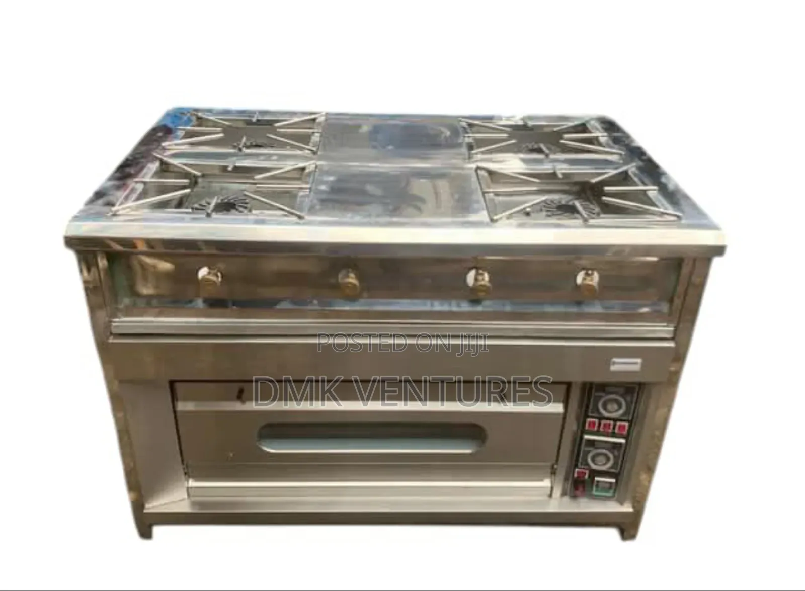 Eco-Friendly Four Burners With Electric Oven Underneath