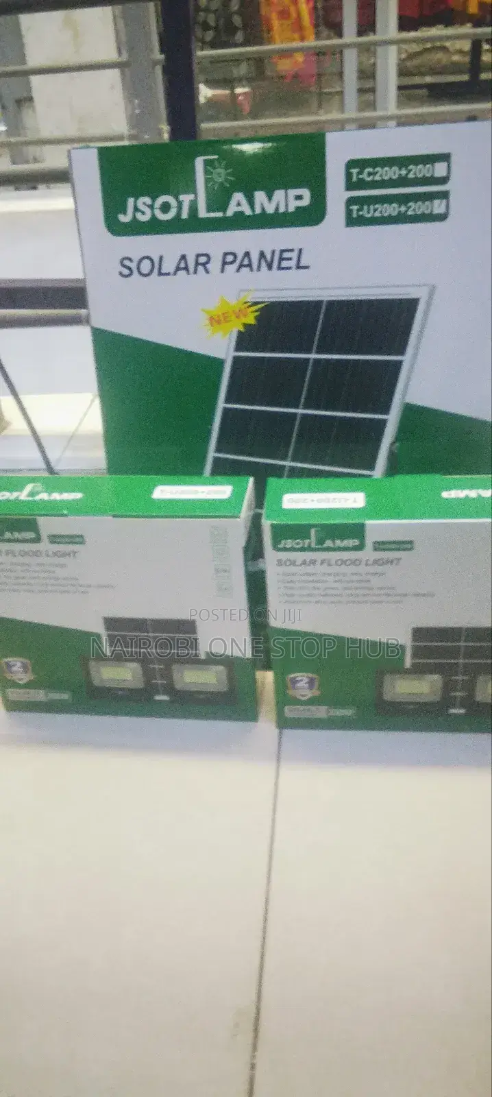 Energy Saving Solar Flood Light 200w + 200w Outdoor Use