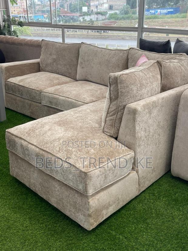 Clumsy 6 Seater L Sofa Set