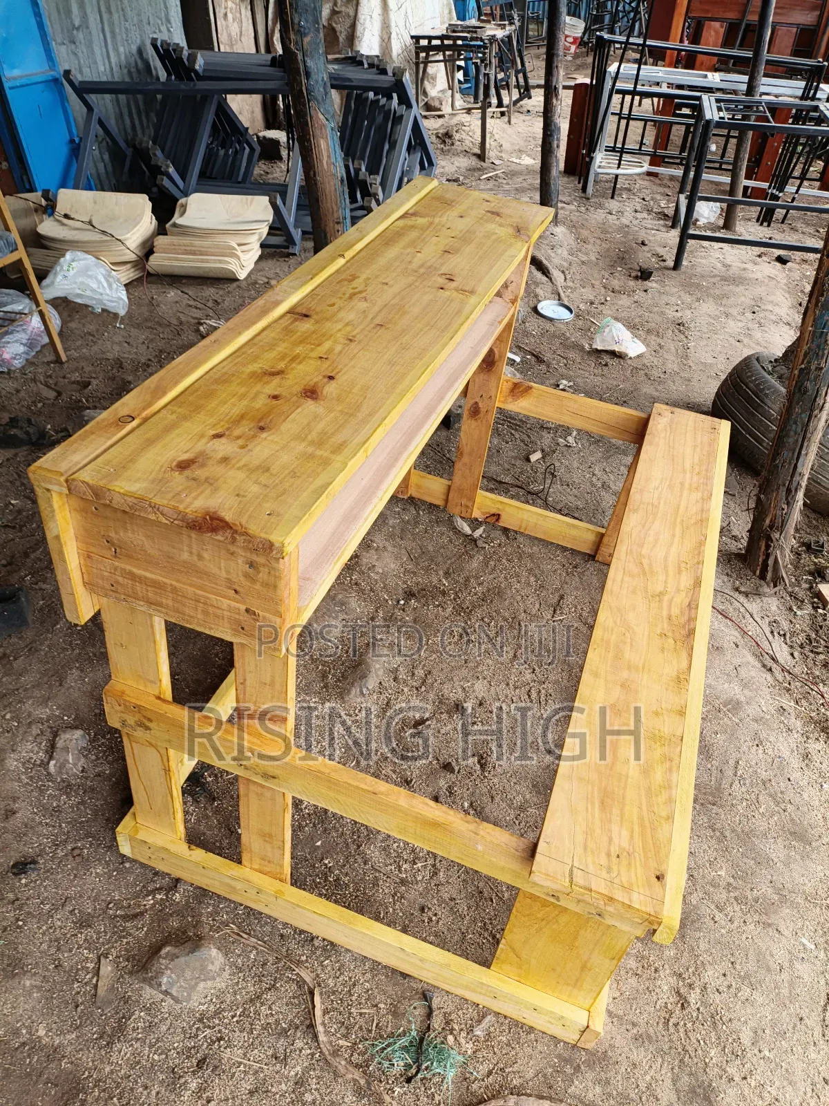 4ft Triple Open Desk