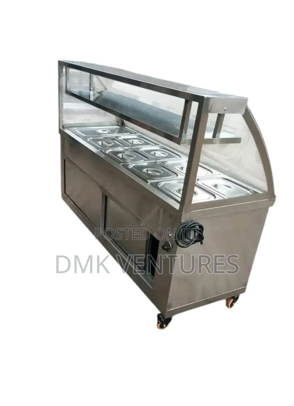 Eco-Friendly Stainless Food Warmer Display