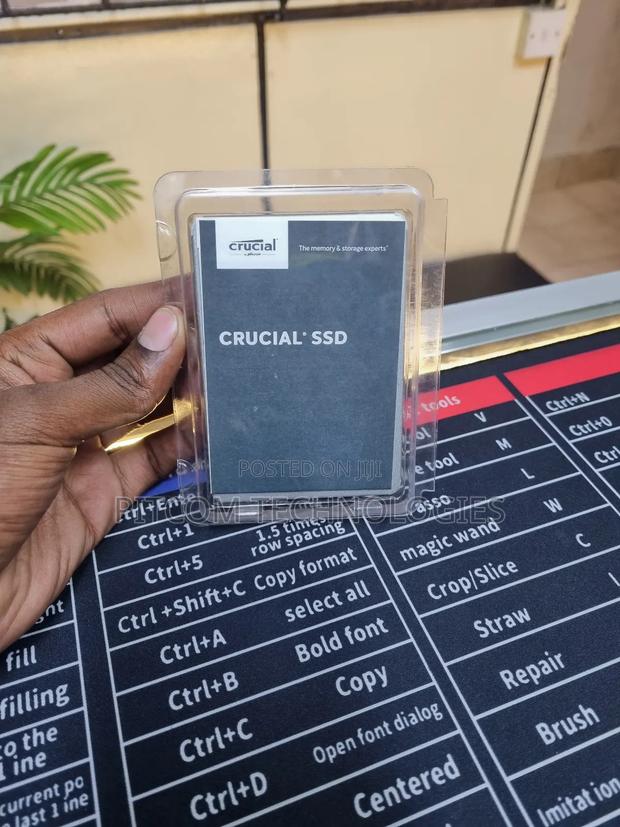 Crucial SSD - main view