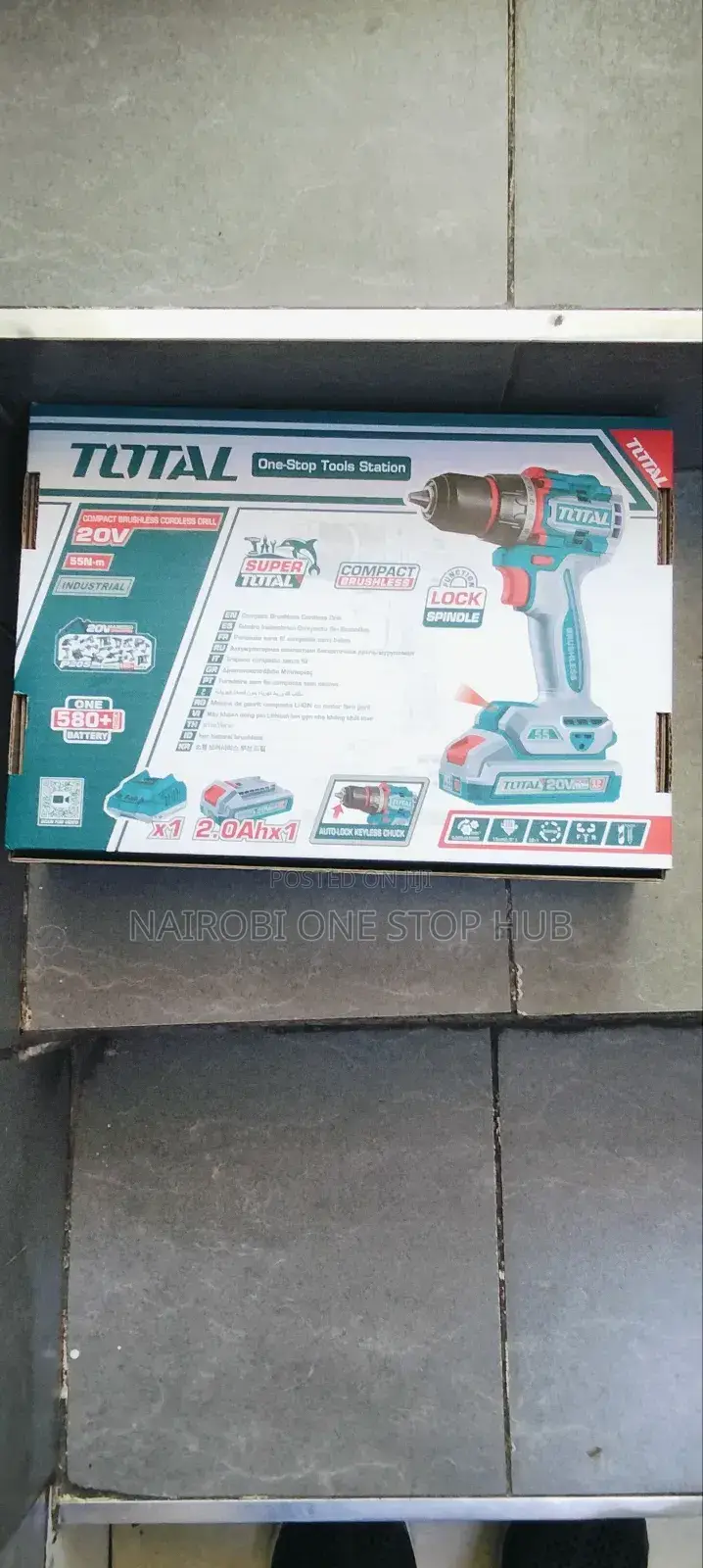 Total Heavy Duty 20v Electric Drill